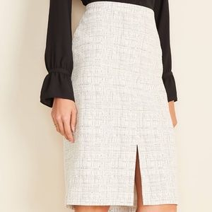 NWT Ann Taylor White Pencil Skirt